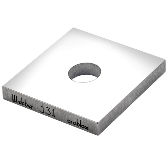 STARRETT SC .131 AA Square Croblox Gage Block - .131 In., Grade AA