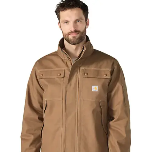 CARHARTT 107617 - FR Quick Duck Coat - Brown