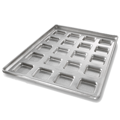Chicago Metallic 46351 17-3/4" X 25-3/4" X 1-23/32" Overall Ciabatta Roll Pan