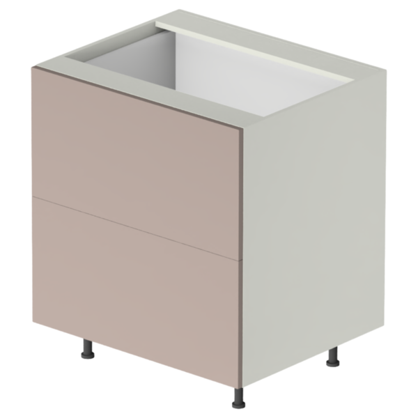 Capri Base 2 Drawers 15" x 34.5" x 23.75" - KIT