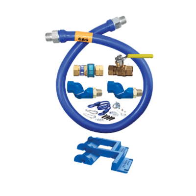 Dormont Manufacturing 1675KIT2S24PS Dormont Blue Hose Moveable Gas Connector Kit 3/4" Dia.