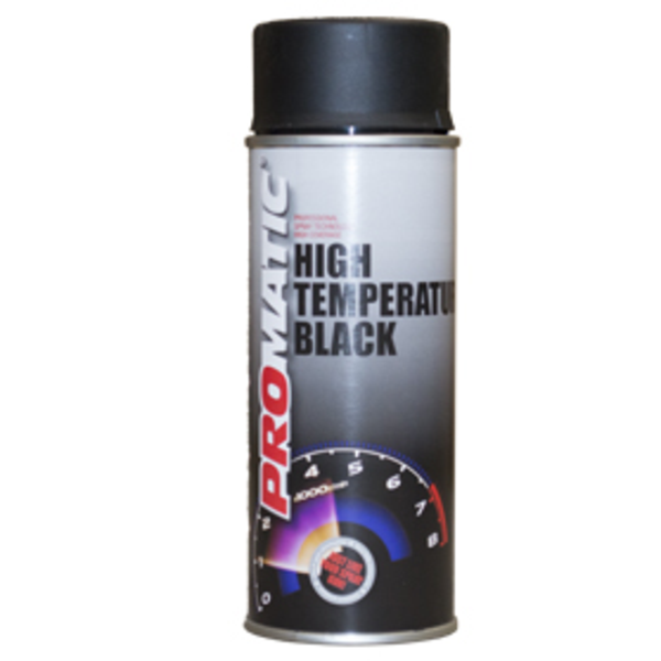 400ml HIGH TEMP Flat Black Matt Black - CALFIRE Spray Paint NETT PRICE