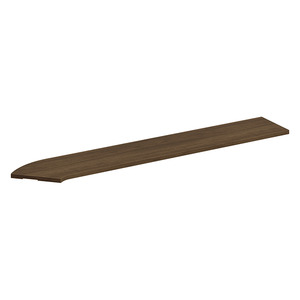 PBTC71R 71" CORNER TRAN TOP RIGHT- MODERN WALNUT