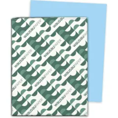 8.5 X 14 24 LB BLUE WAUSAU EXACT OPAQUE COPY PAPER, 62322, 500/RM 10 RMS/CS