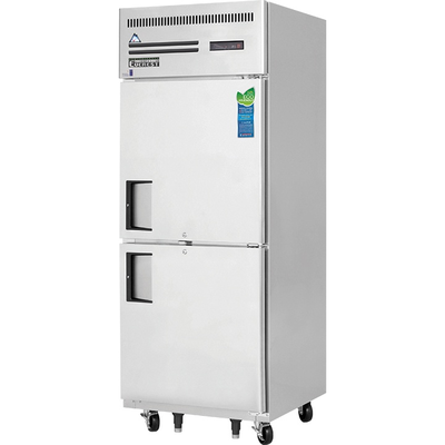 Everest ESFH2 Reach-In Freezer 2 Solid Half Doors, 115v, NSF - 22 cu. ft.