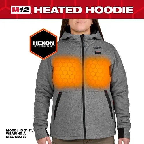 MILWAUKEE F200M -M12™ Women's Heated Hoodie - Grey