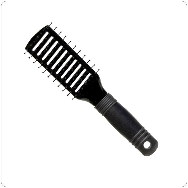 Ready Care Hair Brush, Solid Vented Black