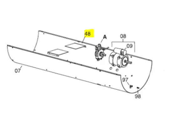 Veloci Heater Replacement Air Flap - DX