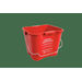  San Jamar KPP196RD 6 Qt Red Suds Pail