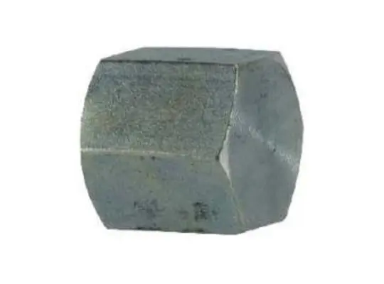 Hex Pipe Cap, 3/8 in FNPT, Stainless Steel