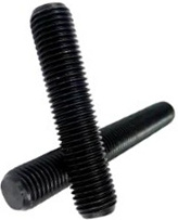 1 1/8" - 7 X 12" FULLY THREADED STRAIGHT ROD SAE J429 GR 8 PLAIN