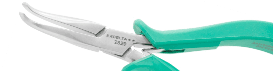 Excelta Pliers - Medium Chain Nose - Carbon Steel - 744