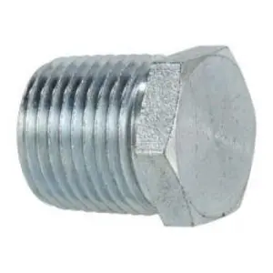 Hex Head Plug, 1-1/2 in MPT, Steel