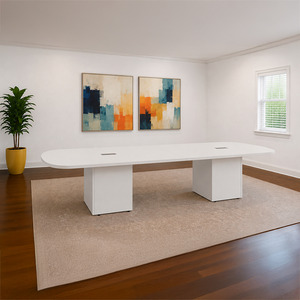 CUBAR7637N - 10 ft. Arena Conference Table with Cube Base