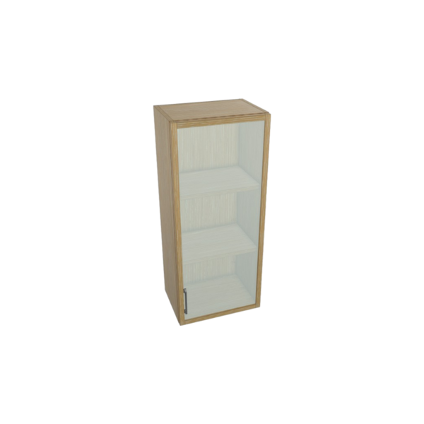 Empire Glass Door Wall Cabinet Kit - 18”x 42” X 13”
