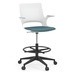 42141- HARMONY DRAFTING STOOL BASE - BLACK (BASE ONLY)