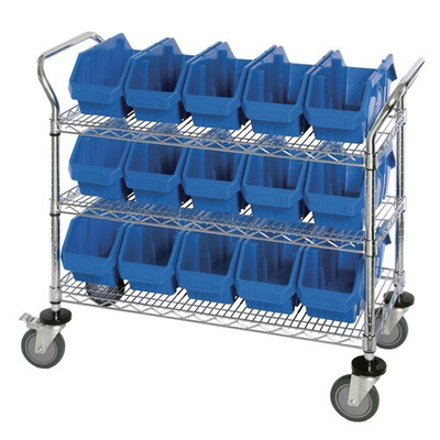 Quantum WRC3-1836-1887 Quickpick Bin Mobile Wire Carts