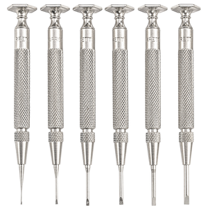 STARRETT S555Z-6 Jewellers' Screw Drivers, Set Of 6