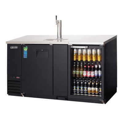 Everest EBD3-BBG Draft Beer Dispenser 1 Tower Single Tap, 115v, NSF - 24 cu. ft.