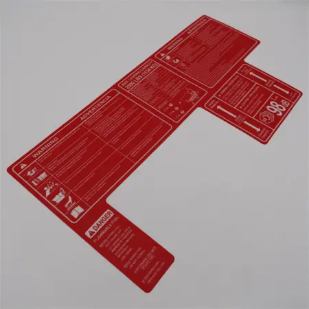DECAL, TOP PANEL 1 TRACK BUGGY