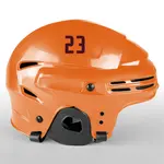 1 Color Custom Font Die Cut Number Decals - Hockey