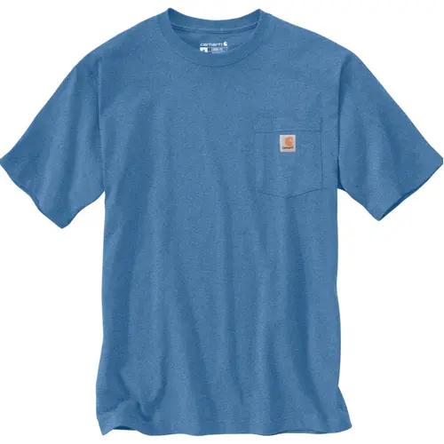 CARHARTT K87 - Workwear Short Sleeve T-Shirt - Deep Workwear Blue