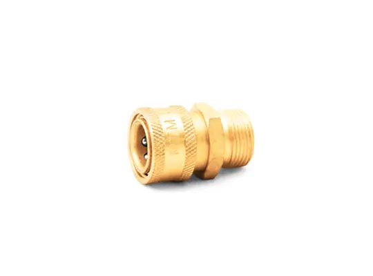 Twist Seal Plug X 3/8" Brass QC Coupler
