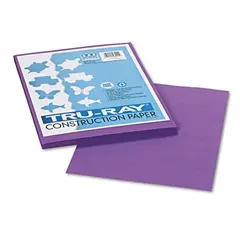 9 X 12" 76 LB VIOLET CONSTRUCTION PAPER, 50/PACK 103009