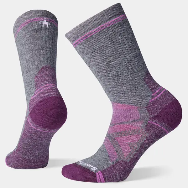 SMARTWOOL 001574 - Women's Hike Crew Socks - Medium Grey