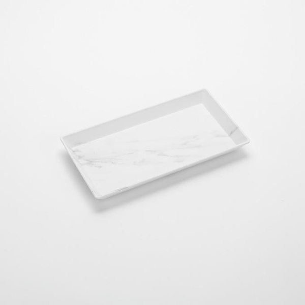 White Marble Melamine Platters