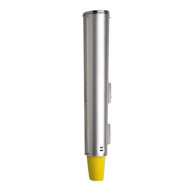 Dispense-Rite ADJ-NW-151 1/2" Stainless Steel Pull-Type Surface Mount Cup Dispenser