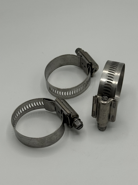 BREEZE HTM-175 -REF- 1 3/4" MAX 1" MIN X 5/8" W HOSE CLAMP HI-TORQUE 300 STAINLESS STEEL BAND W/ 410 STAINLESS STEEL SCREW PLAIN
