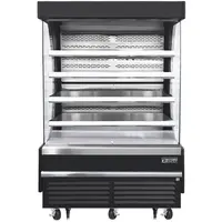 Everest EOMV-60-B-35-T Open Air Merchandiser 8 Shelves, 230v, NSF - 30.2 cu. ft.