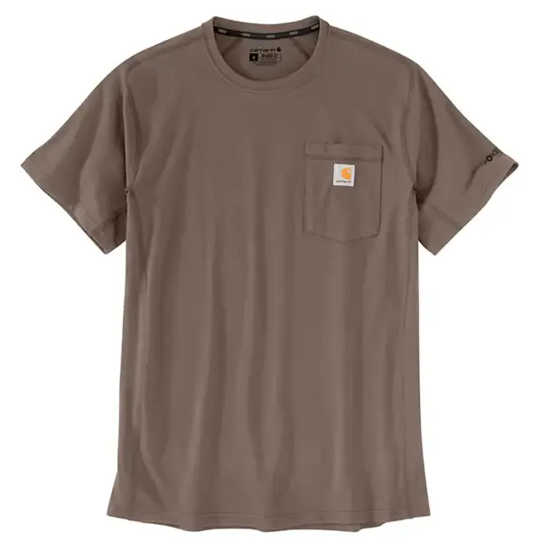 CARHARTT 106652 - Force® Relaxed Fit Midweight Short-Sleeve Pocket T-Shirt - Sepia