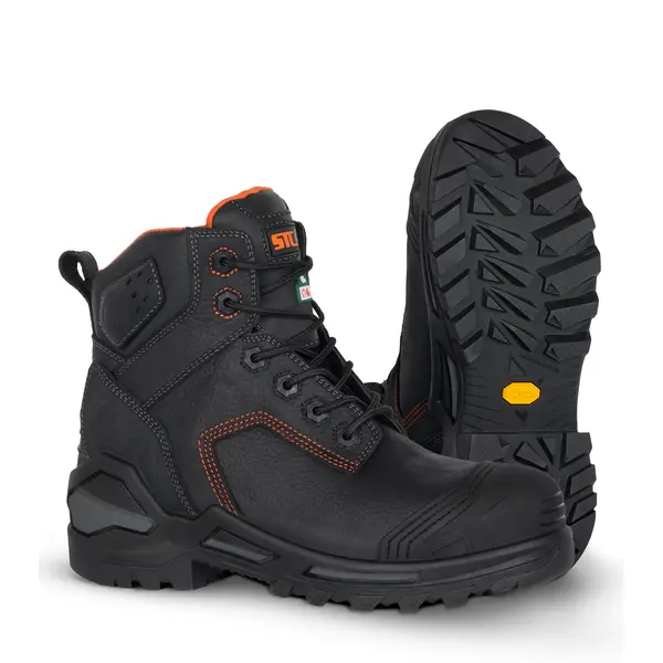 STC 29106/11 - Blade6 CSA 6" Waterproof Leather Work Boots Vibram Megagrip Pro - Black