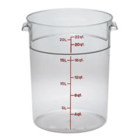 Cambro RFSCW22135 Camwear 22 qt. Round Food Storage Containers
