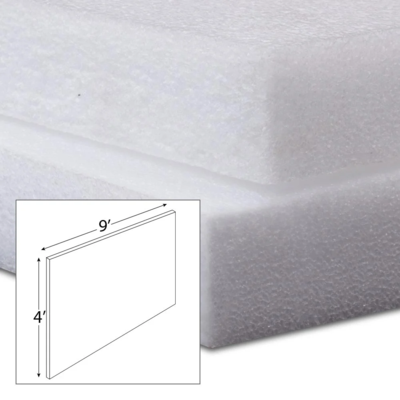 White Foam Sheet - PVC - 4' x 9' x 1.5"