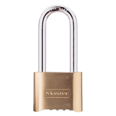 Padlock - Combination - Brass - 5/16" Shackle