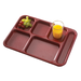 Cambro 10146CW416 Camwear School Tray 6-Compartment