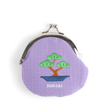 Coin Purse Bonsai Purple