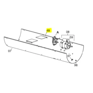 Veloci Heater Replacement Air Flap - DX