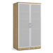 PL151 TWO DOOR 65"H STORAGE CABINET- Aspen