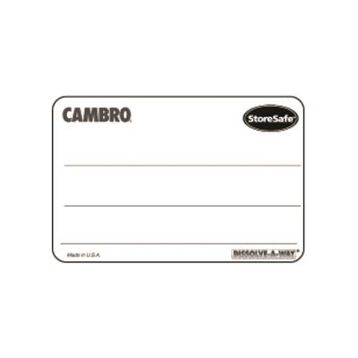 DayMark DissolveMark 2-1/2" x 2-1/2" Blank White Labels