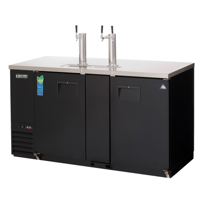 Everest EBD3-24 Draft Beer Dispenser 2 Tower 3 Taps, 115v, NSF - 20 cu. ft.