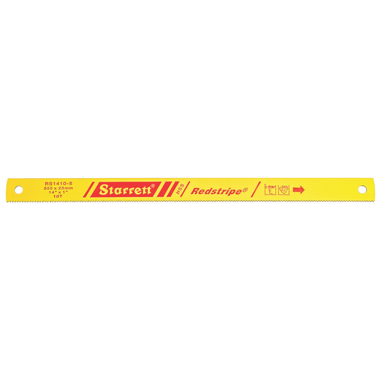 STARRETT RS1410-5 14 x 1 x .050 x 10T, Redstripe Power Hacksaw Blade