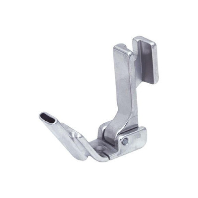 Hinged Center Tube Presser Foot, 1/4 Inch, for Industrial Single‑Needle Lockstitch Machines