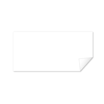 Plain Label - 4" x 6" Rectangle - White