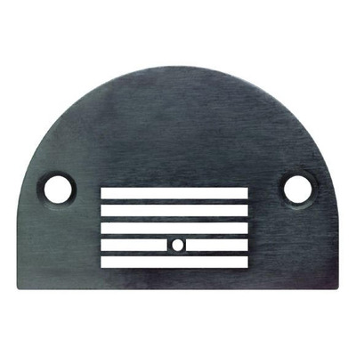 Throat Plate for Single-Needle Lockstitch Machines (Black, Thin, Medium Needle Hole)