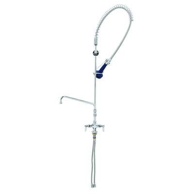 T&S Brass B-0113-A12-08 Easyinstall Pre-Rinse Unit Single Hole Deck Mount Base Mixing Faucet