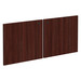 PL44LDLOCK - PAIR LAMINATE HUTCH DOORS W/LOCK - Mahogany